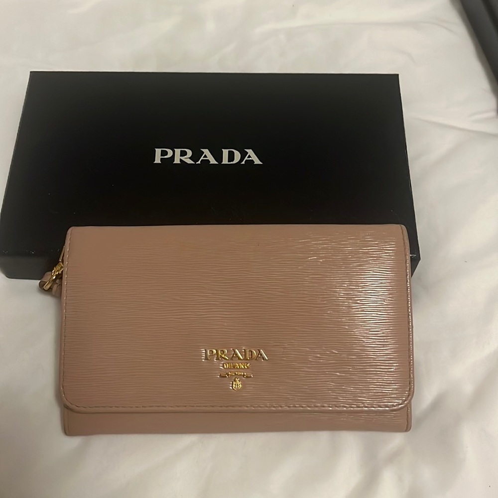 Authentic Prada Wallet Clutch - with box